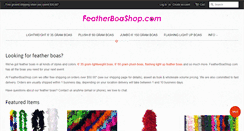 Desktop Screenshot of featherboashop.com